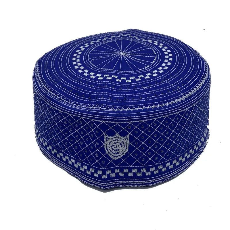 Muslim Men Prayer Hat Cotton Embroidery Men's Islam Ramadan Hats Islamic Clothing Accessories Caps Arabia Middle East Cap