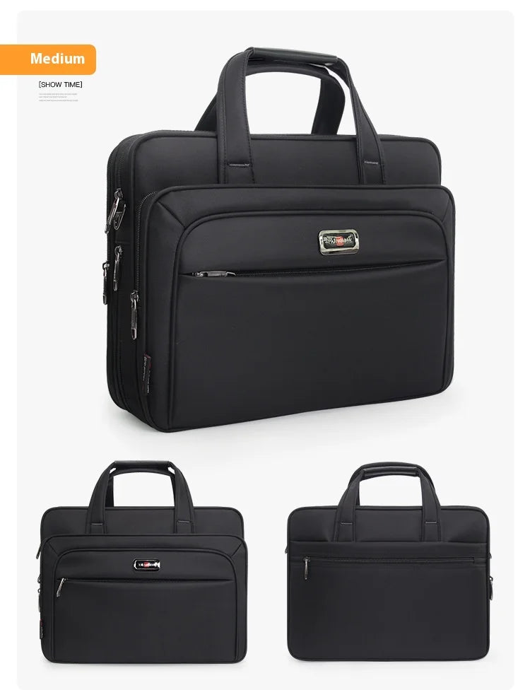 Men Single Shoulder Bag 14" 15" 16 Inch Laptop Bag Men's Casual Handbags Business Briefcase Computer Bags For Macbook Pro Case