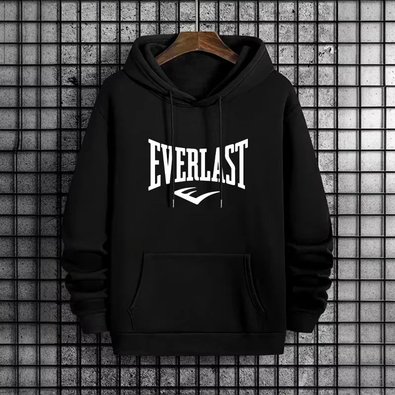 2026 New in Men's Sweatshirt Urban Casual Fashion Hooded Pullover Autumn Winter Male Daily Casual Sporty Warm Fitness Hoodies