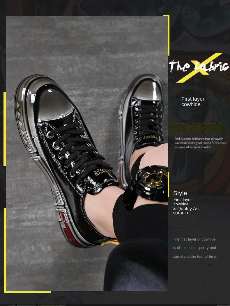 Men Sneakers Shoes for Men Man Male Genuine Leather Casual Shoes Man Fashion Comfortable Luxury Designer Male Shoess