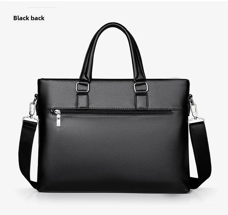 Men's Handbag, Business Casual Horizontal Design, Men's Bag, Official Document, One Shoulder Diagonal Cross Bag, Computer Bag