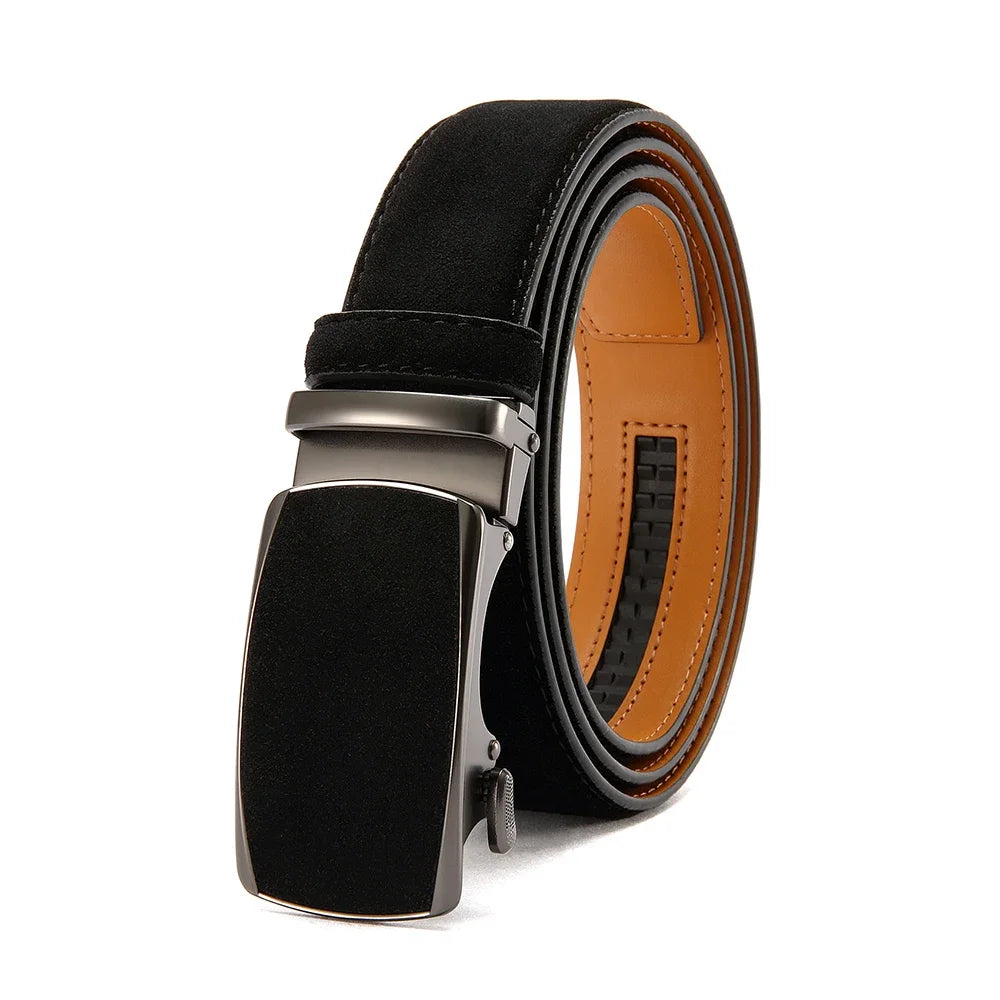 Men Fashion Belt Genuine Leather Belt for Men Automatic Belts Adjustable Waistband Business Belts 허리띠
