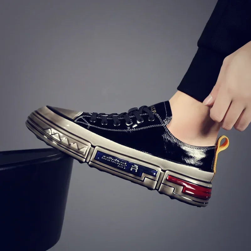 Men Sneakers Shoes for Men Man Male Genuine Leather Casual Shoes Man Fashion Comfortable Luxury Designer Male Shoess