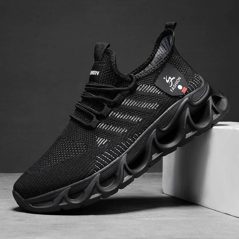 Men’s Sneakers Comfortable Breathable Platform Shoes Summer Man Running Shoes Breathable Comfortable Fashion Walking Sneakers