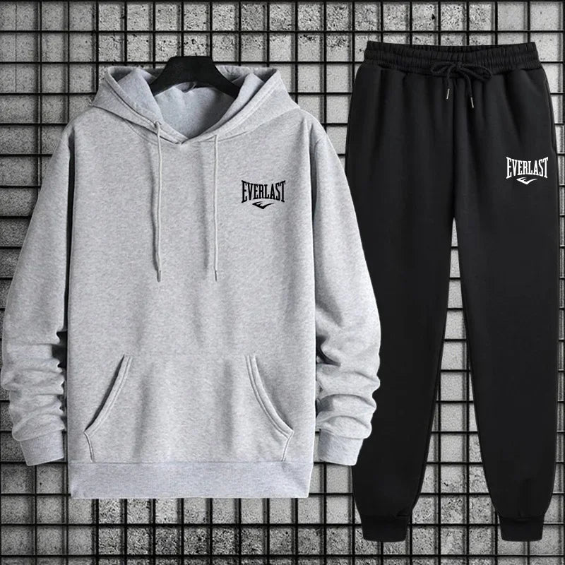 2025 Hot Sale Men's Tracksuit Hoodie and Sweatpants Urban Casual Fashion Sportswear Autumn Male Training Sweatshirt Sports Suit