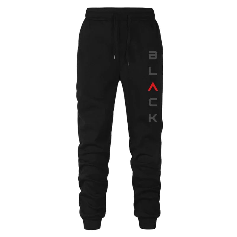 2025 Hot Sale Mens Tracksuit Hoodie Sweatpants Black Letter Print Zipper Jacket Jogger Pants Autumn Winter Casual Fashion Outfit