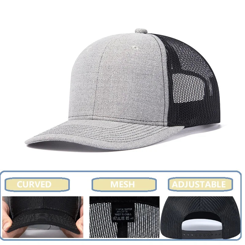 Men Caps Flat Hat Hip Hop Snapback Fancy Rivet Baseball Cap Street Dance Cap Trendy Mesh Visor Youth Boys Girls