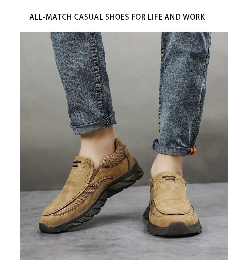 Men Sneakers Light Loafers Slip on Casual Shoes for Men Comfortable Walking Luxury Brand Male Business Shoe Driving Shoes