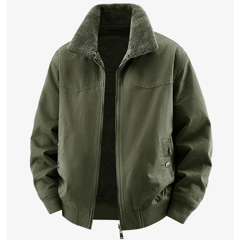 Winter Men Cotton Jackes Coat Men Autumn Warm Bomber Jacket Parkas Man Outdoor Fashion Casual Coat Stand Slim Jacket Male LZLLTT