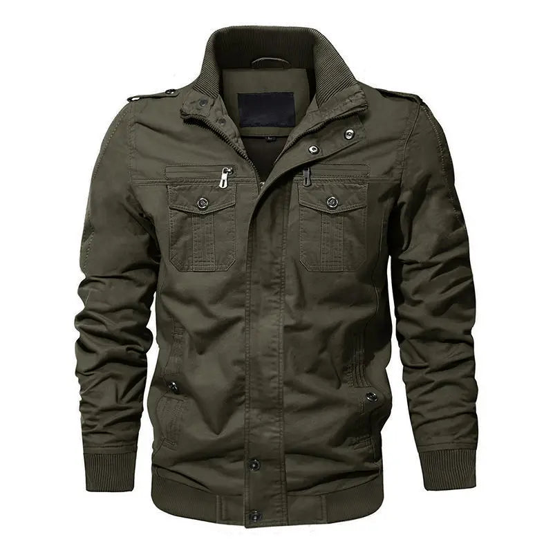 Men's Tooling Jacket 2026 Spring and Autumn American Loose Outdoor Casual Jacket