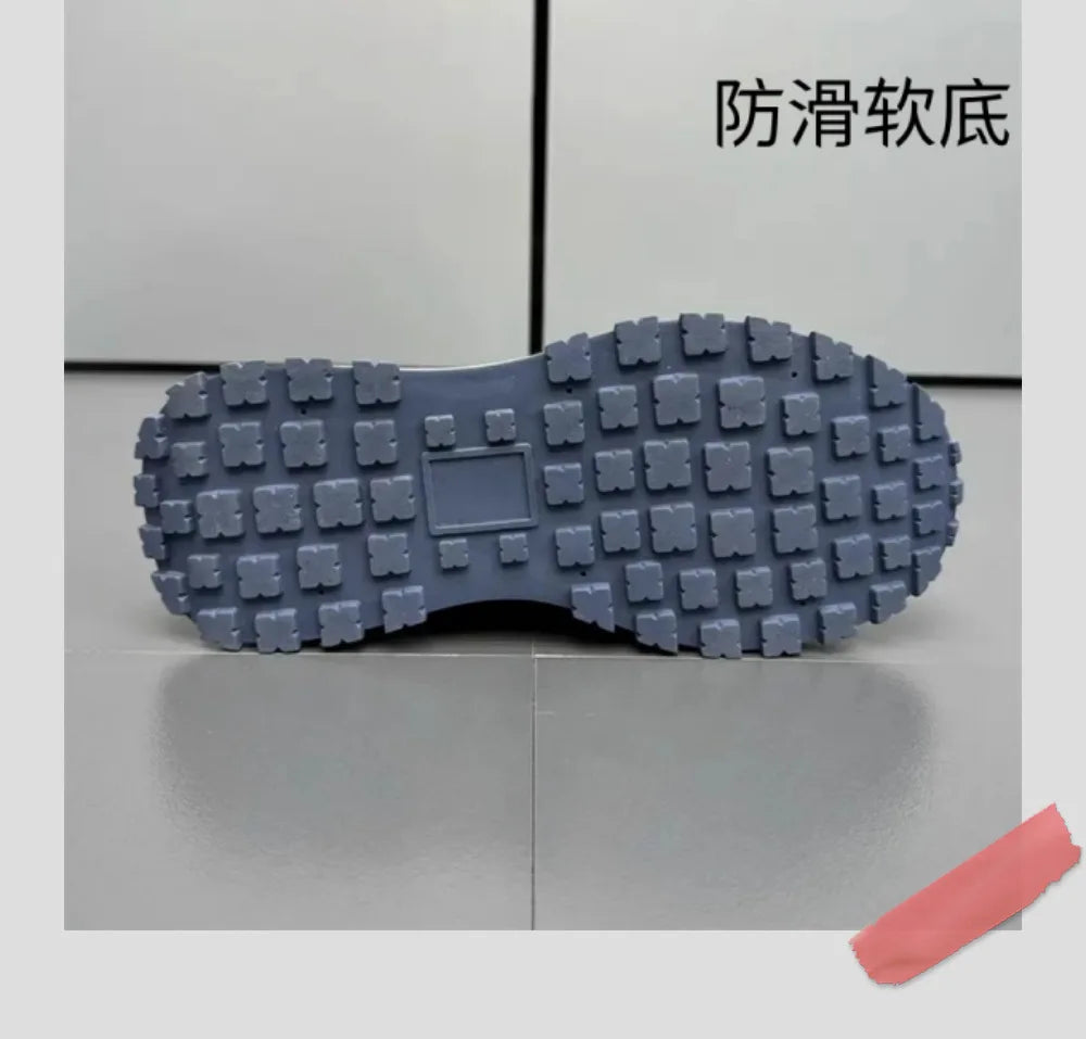 New Sneakers Men Wear Resistant Anti Slip Breathable Running Shoes Thick Soled Height Boosting Casual Shoes Zapatos Para Hombres