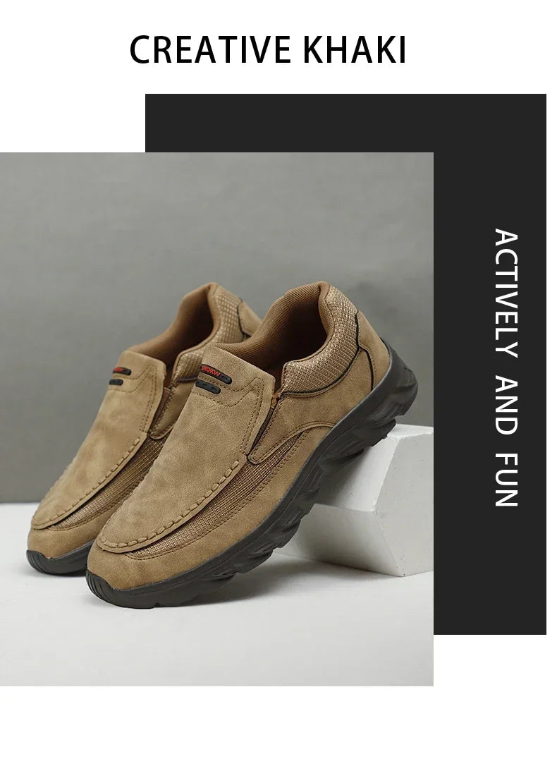 Men Sneakers Light Loafers Slip on Casual Shoes for Men Comfortable Walking Luxury Brand Male Business Shoe Driving Shoes