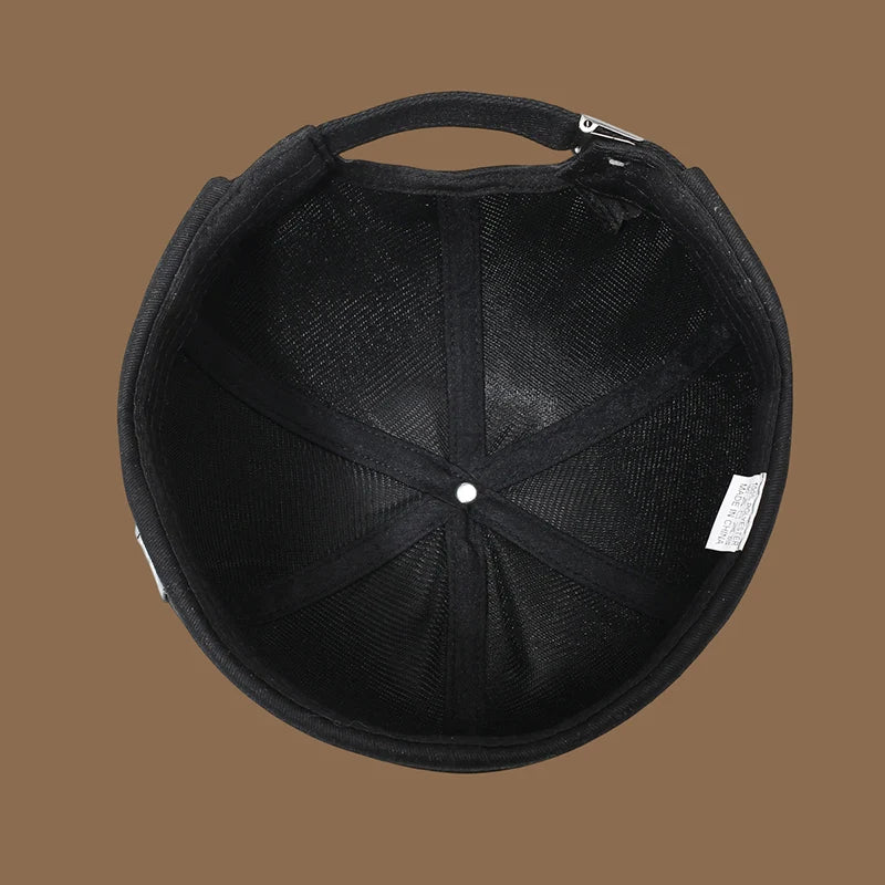 Men's and women's artistic street dance minimalist trendy hat new brimless melon skin hat Spring and Autumn landlord hat Hip