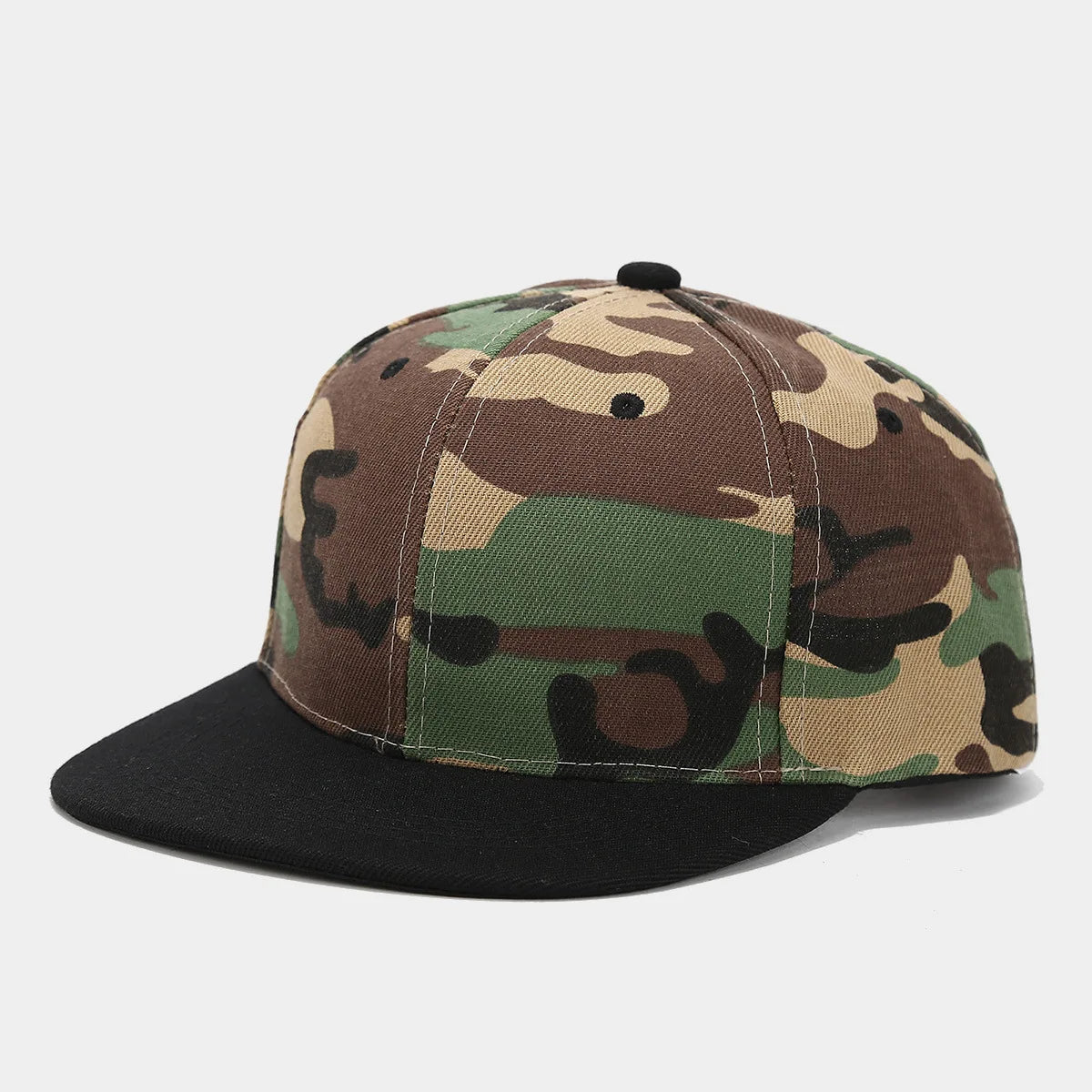 Men Caps Flat Hat Hip Hop Snapback Fancy Rivet Baseball Cap Street Dance Cap Trendy Mesh Visor Youth Boys Girls