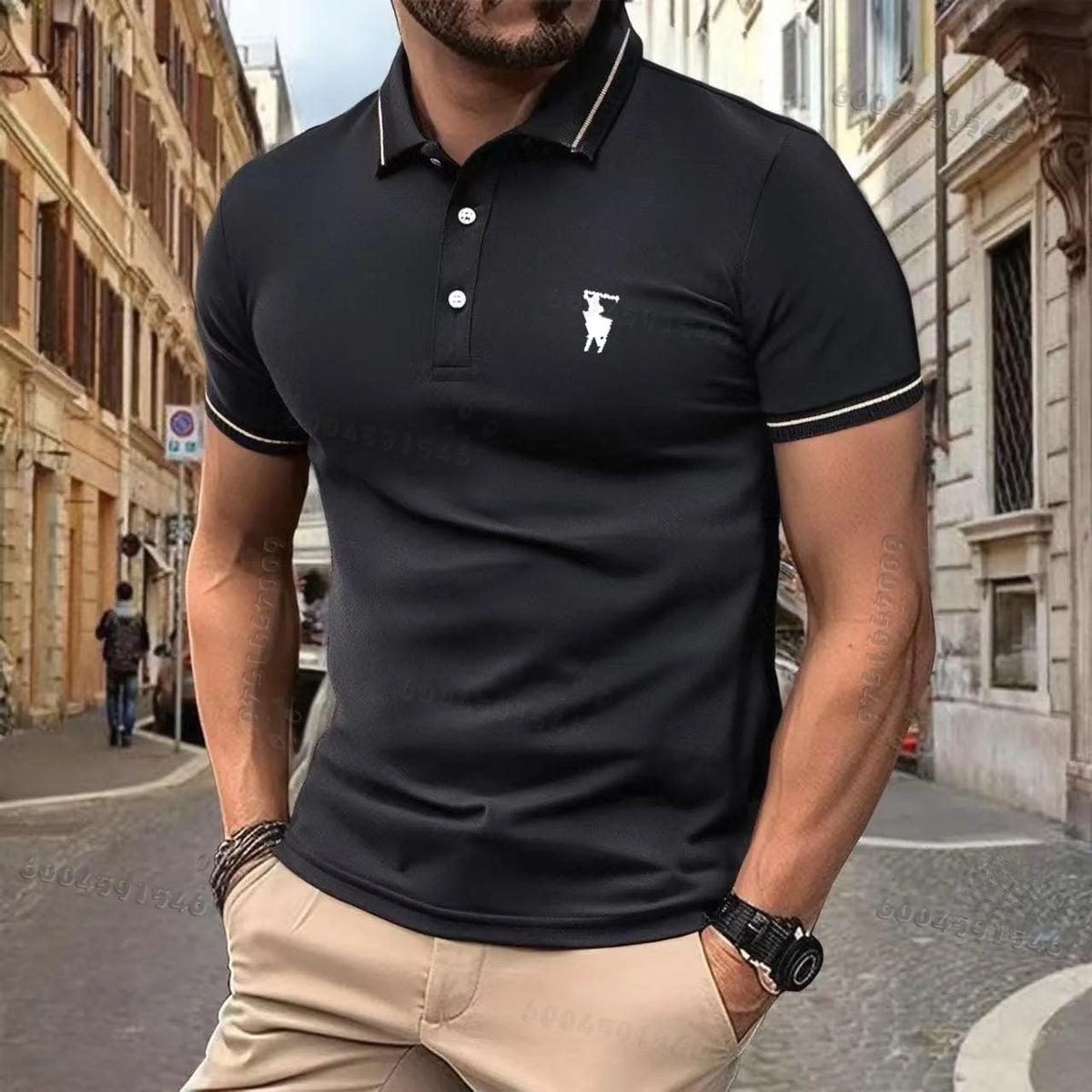 Men's casual polo shirt - Daily versatile trendy high-quality comfortable breathable soft skin-friendly oversized top