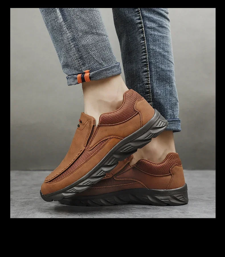 Men Sneakers Light Loafers Slip on Casual Shoes for Men Comfortable Walking Luxury Brand Male Business Shoe Driving Shoes