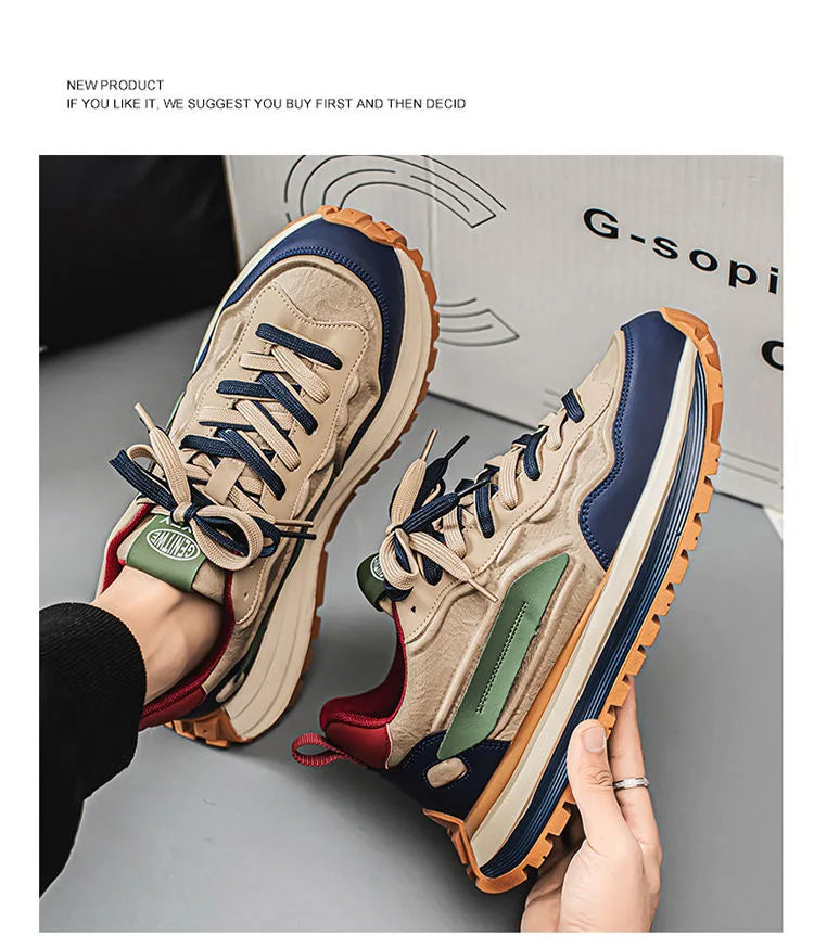 Fashion Men's Sneakers 2025 New Comfortable Breathable Casual Running Shoes Outdoor Soft Sole Training Shoes for Men Zapatillas
