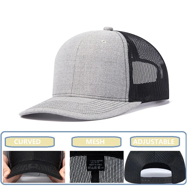 Men Caps Flat Hat Hip Hop Snapback Fancy Rivet Baseball Cap Street Dance Cap Trendy Mesh Visor Youth Boys Girls