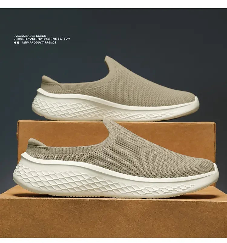 Men Sneakers Breathable Lightweight Soft Zero Drop Sole Barefoot Wide-toed Shoes Fashion Men Casual Shoes Outdoor Running Shoes