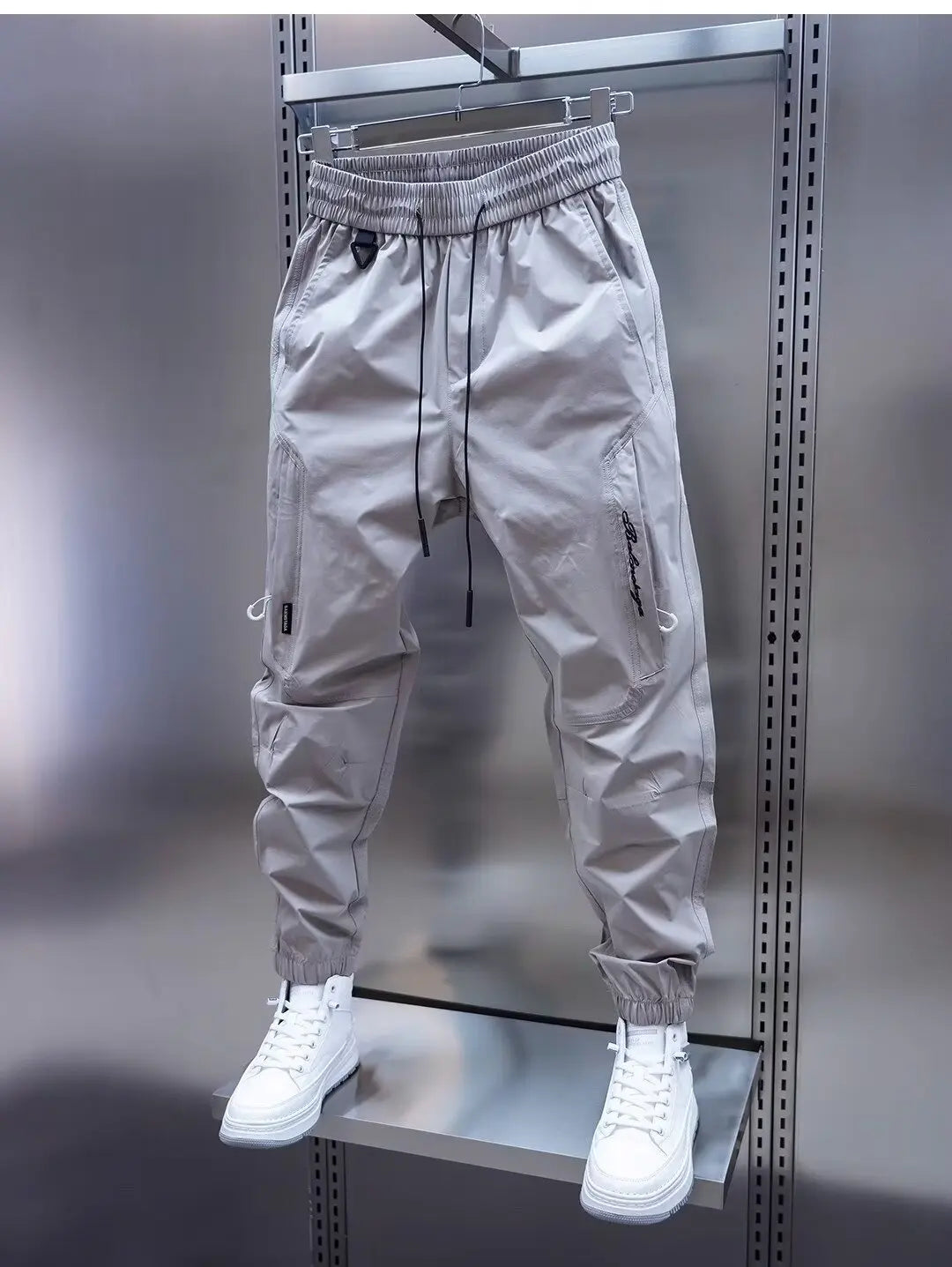 Quick Drying Joggers Cargo Pants Men Streetwear Hip Hop Sweatpants Male Harem Trousers Harajuku Men Casual Pants y2k fashion