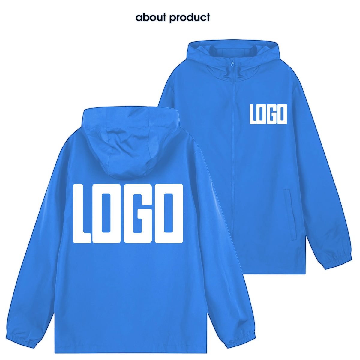 Men's custom brand logo autumn jacket, warm and waterproof windbreaker, plus size casual 7Xl, green, black and red outdoor jacke