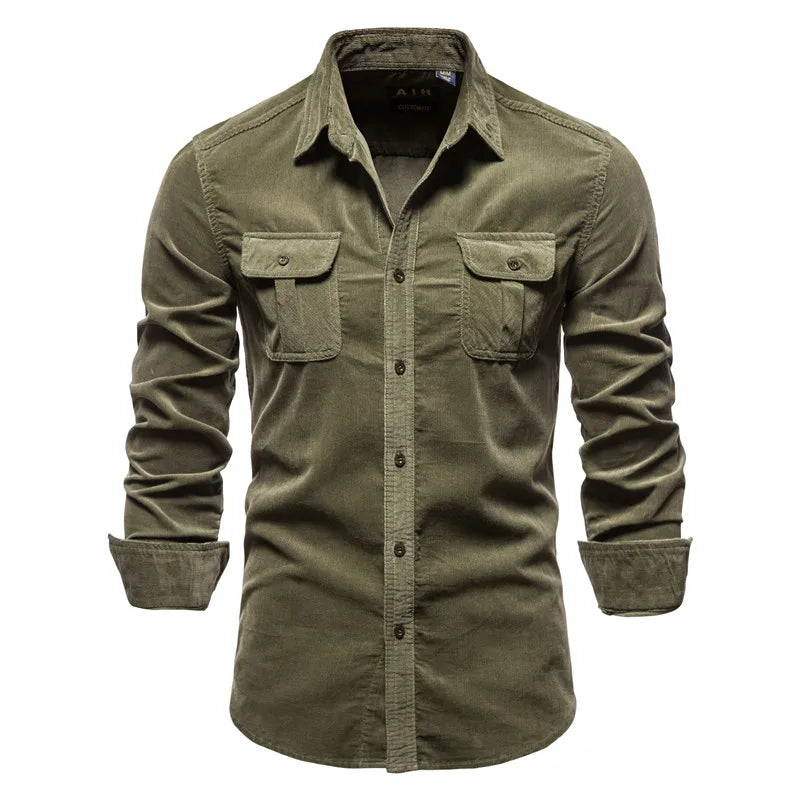 Men's Cotton Corduroy Shirt