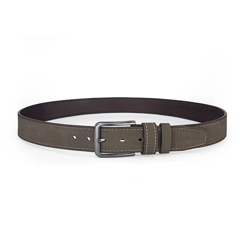 Men's Belt with Metal Pin Buckle, Designer Fashion Waist Strap Versatile for Everyday & Formal Outfits Great Gift Choice for Him