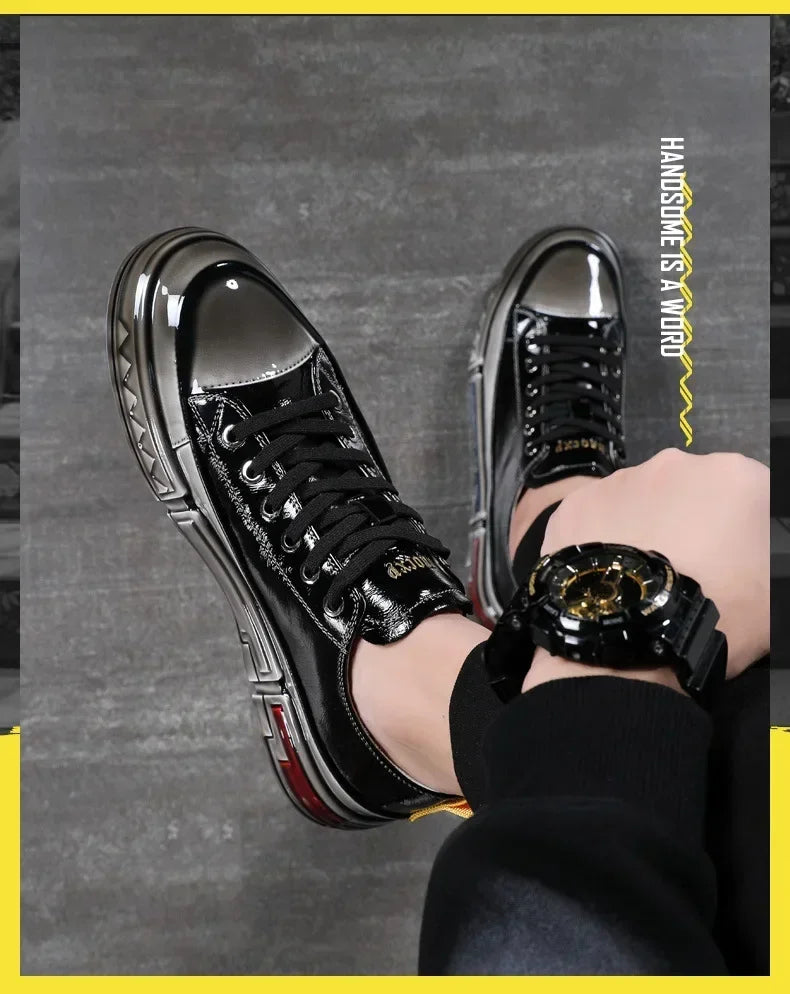 Men Sneakers Shoes for Men Man Male Genuine Leather Casual Shoes Man Fashion Comfortable Luxury Designer Male Shoess