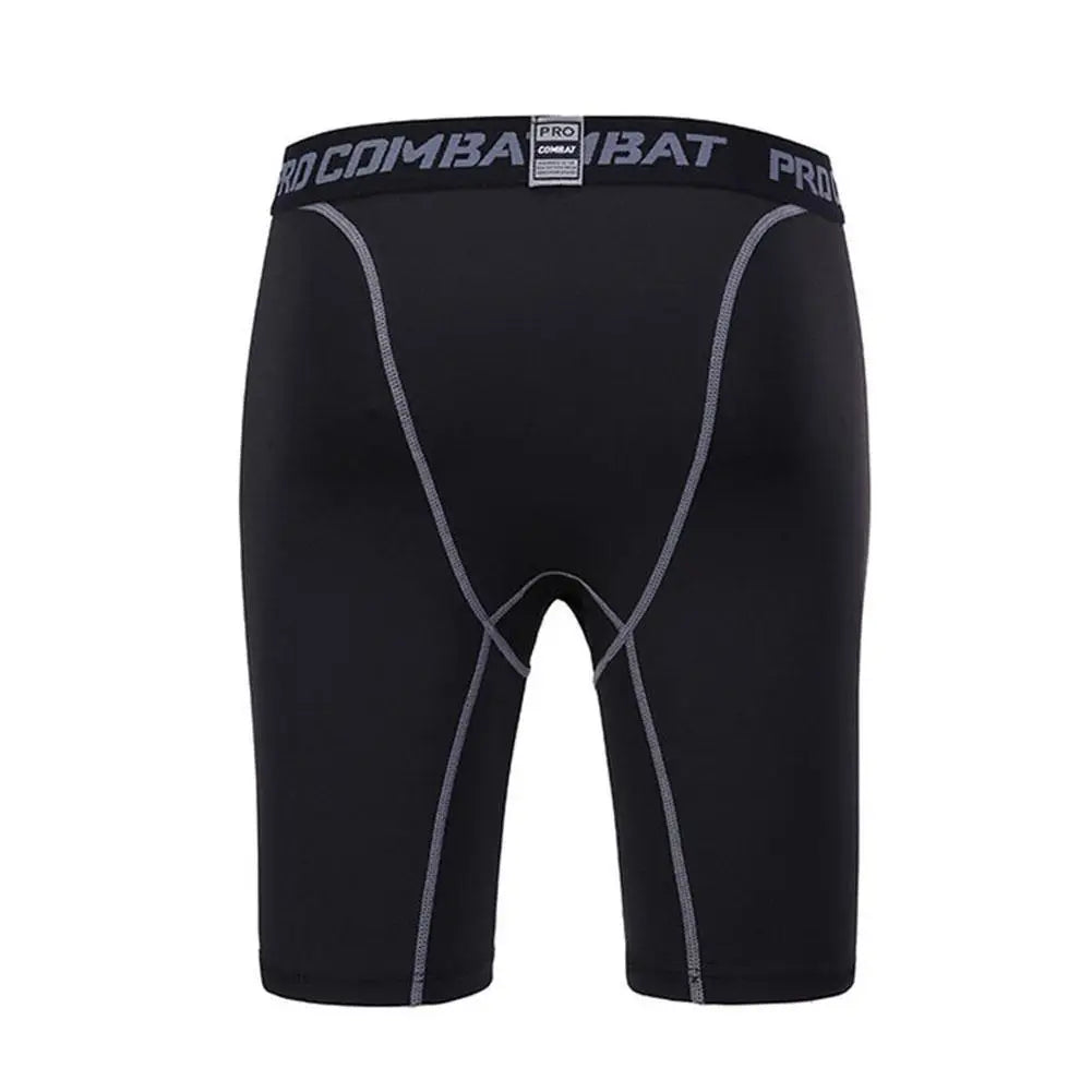 Men Bodybuilding Shorts Fitness Workout Inseam Gym Knickers Male Muscle Alive Elastic Compression Tights Skinny Leggins Hombre