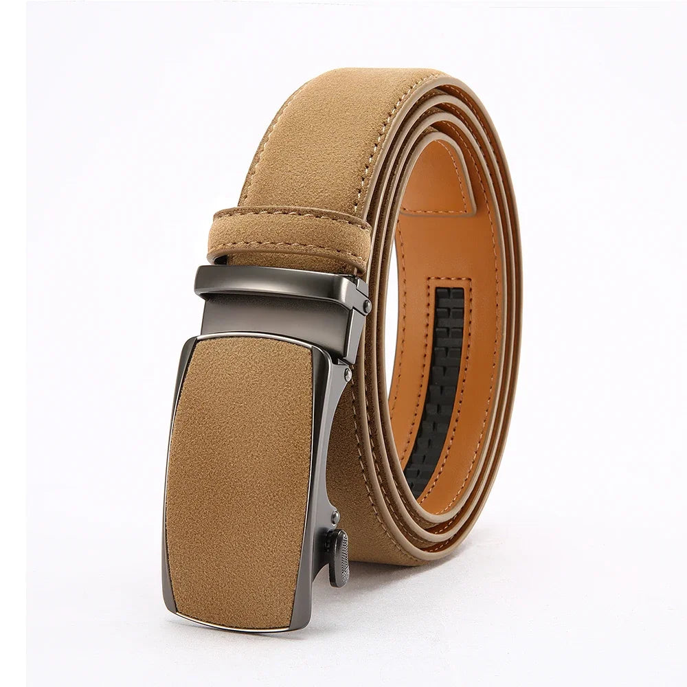 Men Fashion Belt Genuine Leather Belt for Men Automatic Belts Adjustable Waistband Business Belts 허리띠