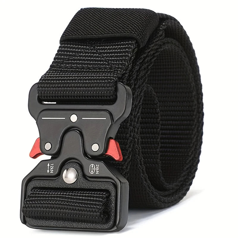 Men's Belt Outdoor Hunting Tactics Belt Multi functional Buckle Nylon Belt High Quality Marine Corps Canvas Belt