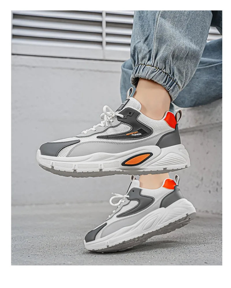 Men's Sneakers 2026New Breathable Mesh Casual Shoes Comfort Sports Running Shoes Tennis Training Shoes for Man Zapatos De Hombre