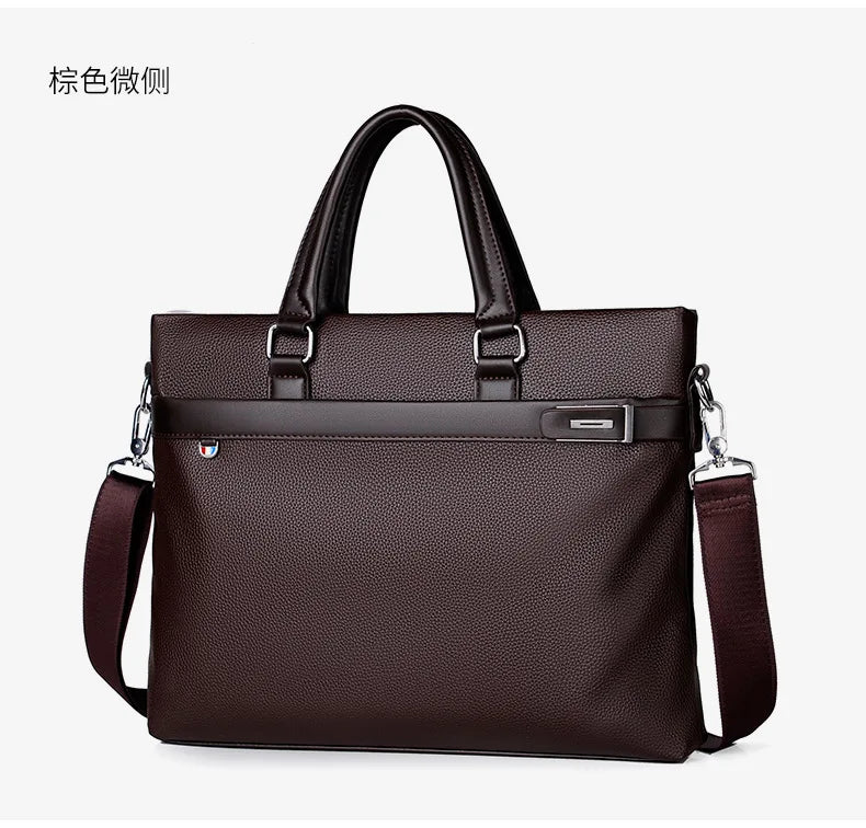 Men's Handbag, Business Casual Horizontal Design, Men's Bag, Official Document, One Shoulder Diagonal Cross Bag, Computer Bag