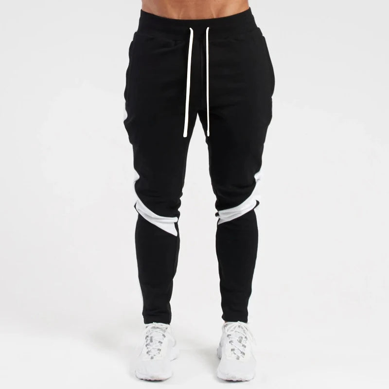 2025 Men's joggers, casual trousers, men's sportswear, trousers, shorts, tight trousers, black gym pants, running trousers