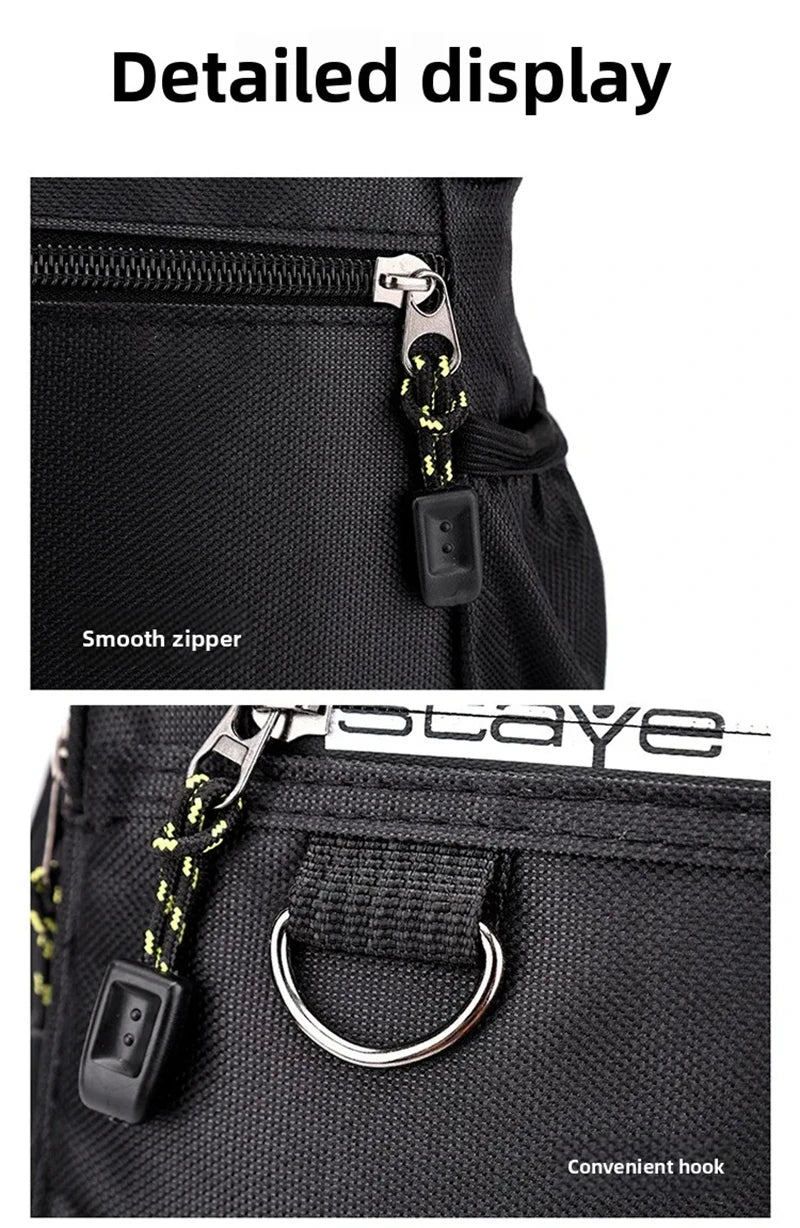 Men Crossbody Bag Single Shoulder Bags Big Capacity Commuter Storage Bag Fashion Multi-Pockets Business Travel Crossbody Bags