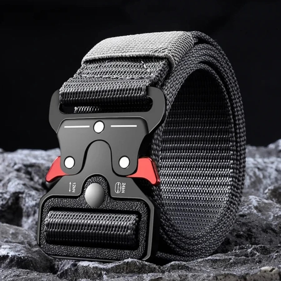 Men's Belt Outdoor Hunting Tactics Belt Multi functional Buckle Nylon Belt High Quality Marine Corps Canvas Belt