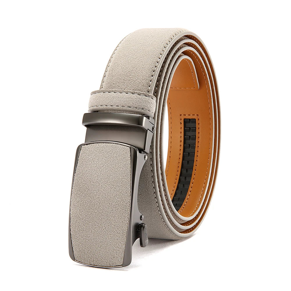 Men Fashion Belt Genuine Leather Belt for Men Automatic Belts Adjustable Waistband Business Belts 허리띠