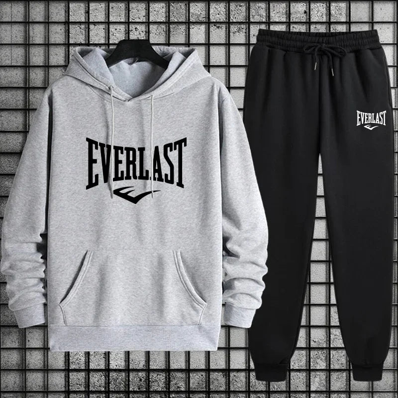 2025 Hot Sale Men's Tracksuit Hoodie and Sweatpants Urban Casual Fashion Sportswear Autumn Male Training Sweatshirt Sports Suit