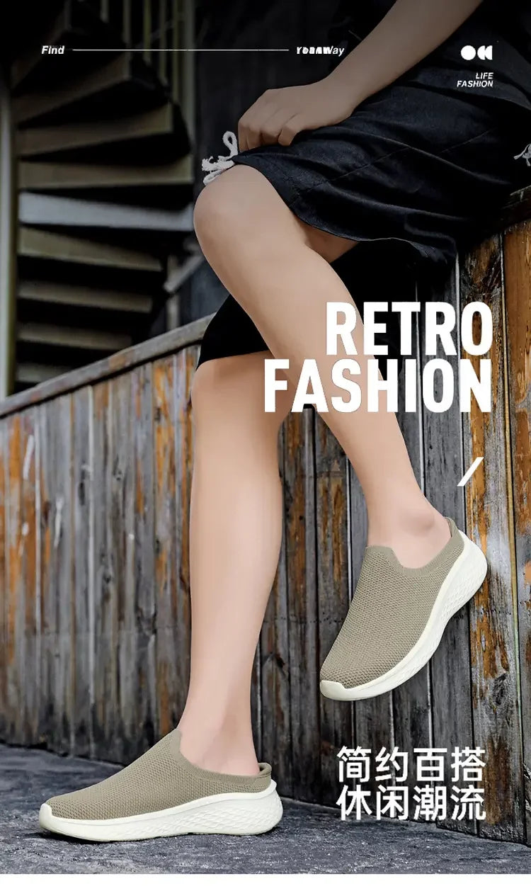Men Sneakers Breathable Lightweight Soft Zero Drop Sole Barefoot Wide-toed Shoes Fashion Men Casual Shoes Outdoor Running Shoes