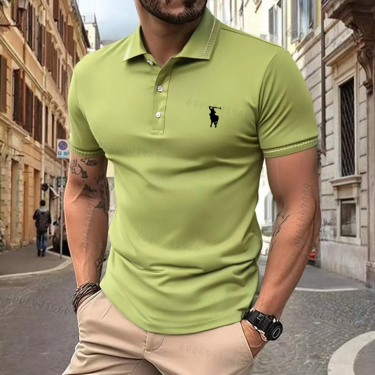 Men's casual polo shirt - Daily versatile trendy high-quality comfortable breathable soft skin-friendly oversized top