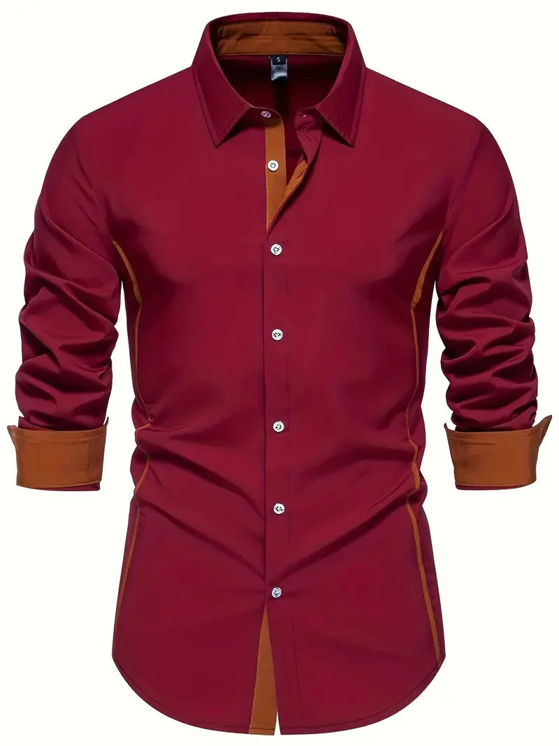 Men's Long Sleeve Shirt Cowboy Western Cowboy Vintage Hawaiian Shirt Comfortable Soft Men's Beach Shirt