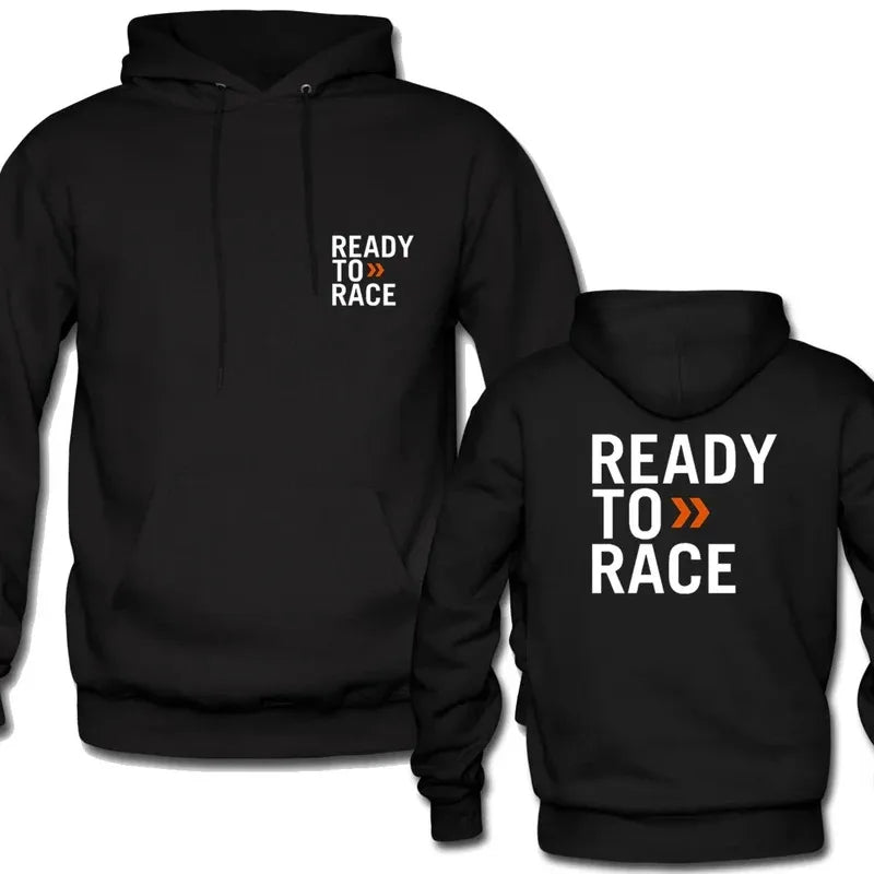 Women Men Autumn Winter Sweatshirt Ready To Race Enduro Cross Motocross Bitumen Bike Tracksuit Pullover Hoodie Streetwear Tops