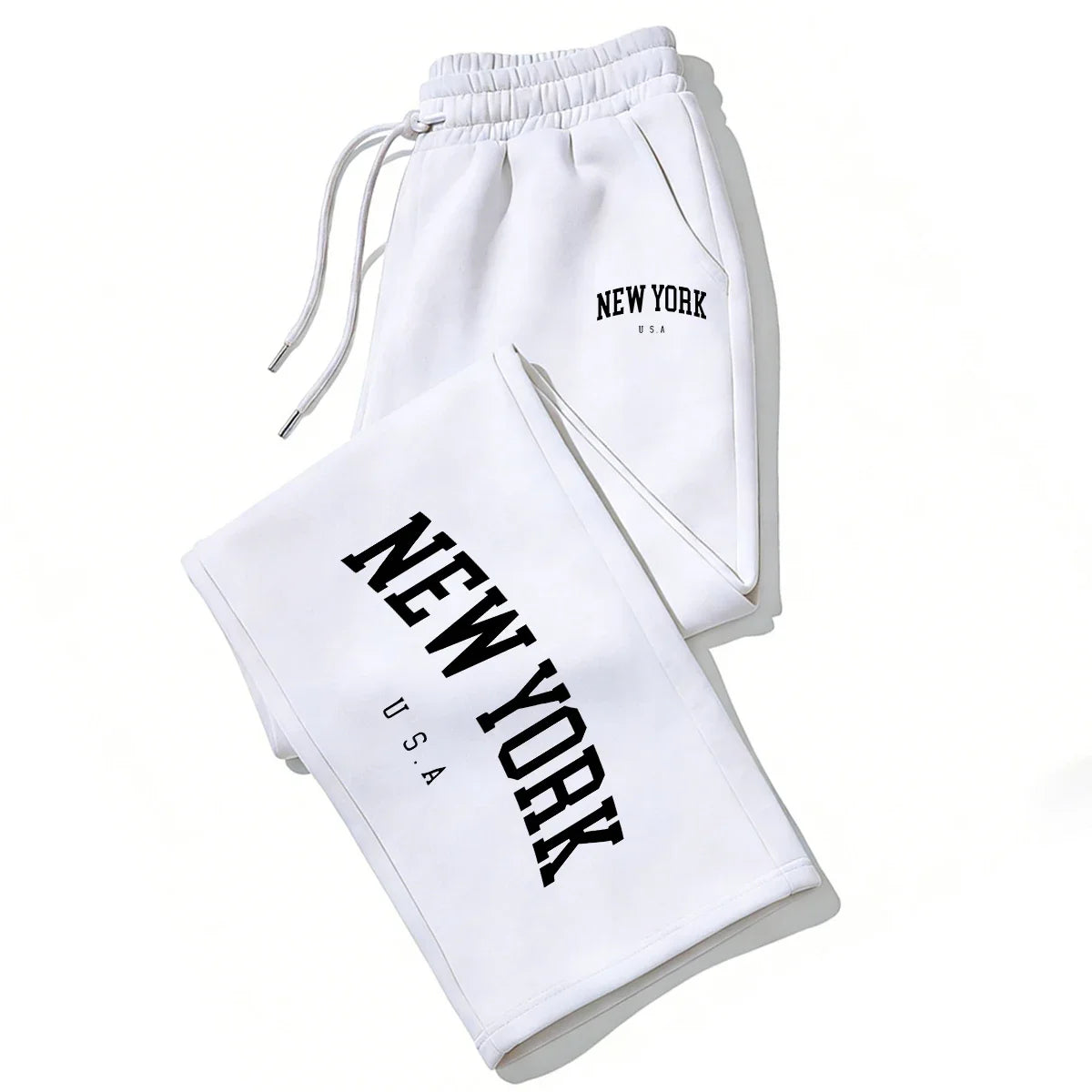 NEW YORK Printed Jogger Pants for Men & Women High Quality Breathable Sweatpants for Running Casual Wear