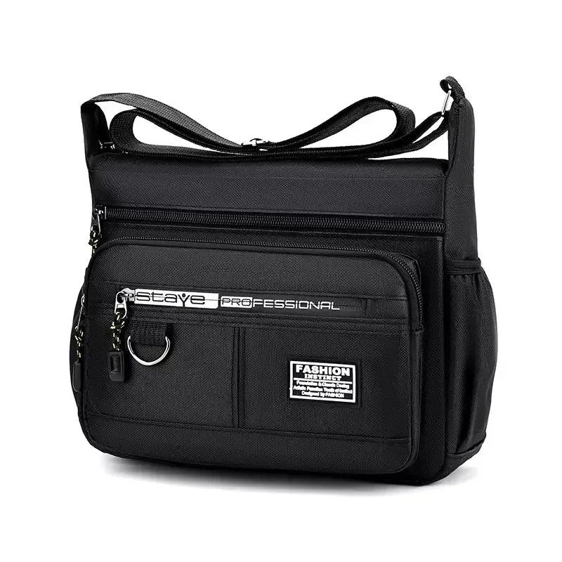 Men Crossbody Bag Single Shoulder Bags Big Capacity Commuter Storage Bag Fashion Multi-Pockets Business Travel Crossbody Bags