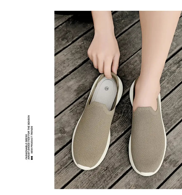 Men Sneakers Breathable Lightweight Soft Zero Drop Sole Barefoot Wide-toed Shoes Fashion Men Casual Shoes Outdoor Running Shoes