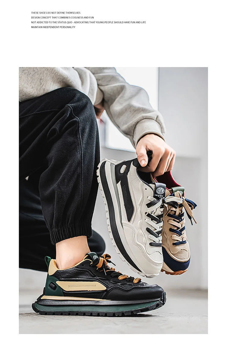 Fashion Men's Sneakers 2025 New Comfortable Breathable Casual Running Shoes Outdoor Soft Sole Training Shoes for Men Zapatillas