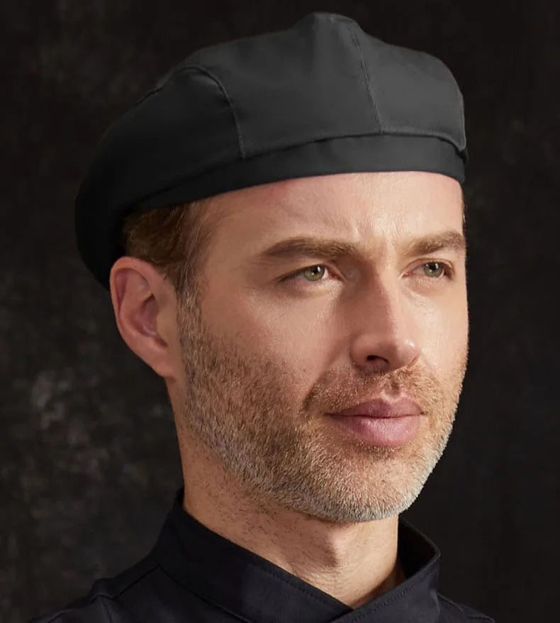 Catering Cook Hat 5/2/1pcs Chef Kitchen Work Cap for Food Service Hotel Restaurant Canteen Baking Household Cooking Chef's Beret