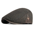 British Retro Beret Hat For Men Winter Thick Warm Woolen Newsboy Cap Fashion Outdoor Casual Cap
