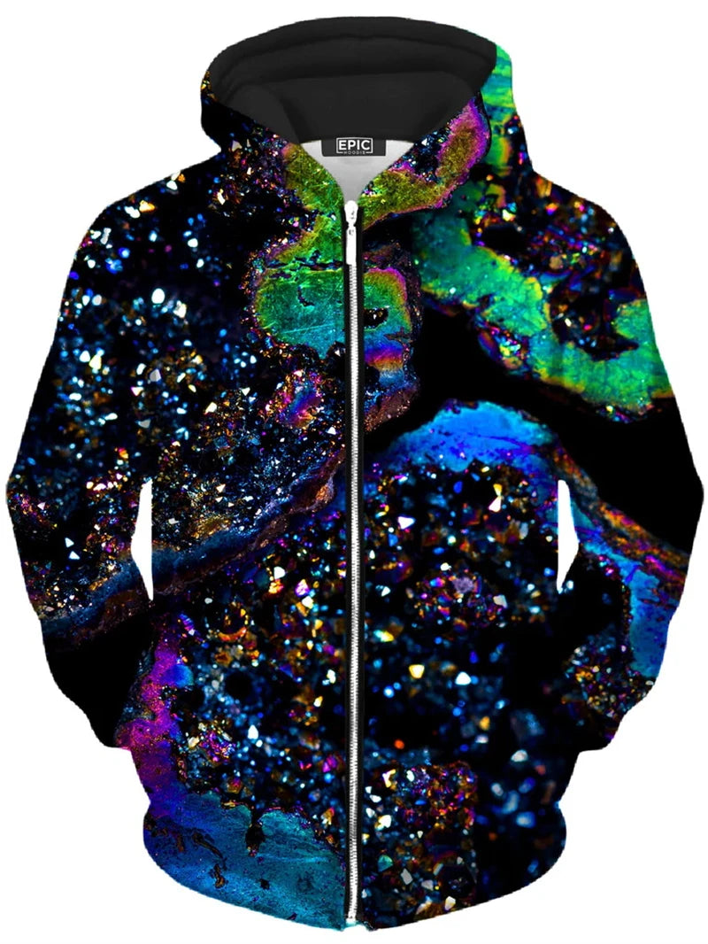 Autumn Men Zip Up Hoodies Men 3d Print Psychedelic Pattern Tops Sweatshirts For Men Women Harajuku Long Sleeve Zipper Coat New