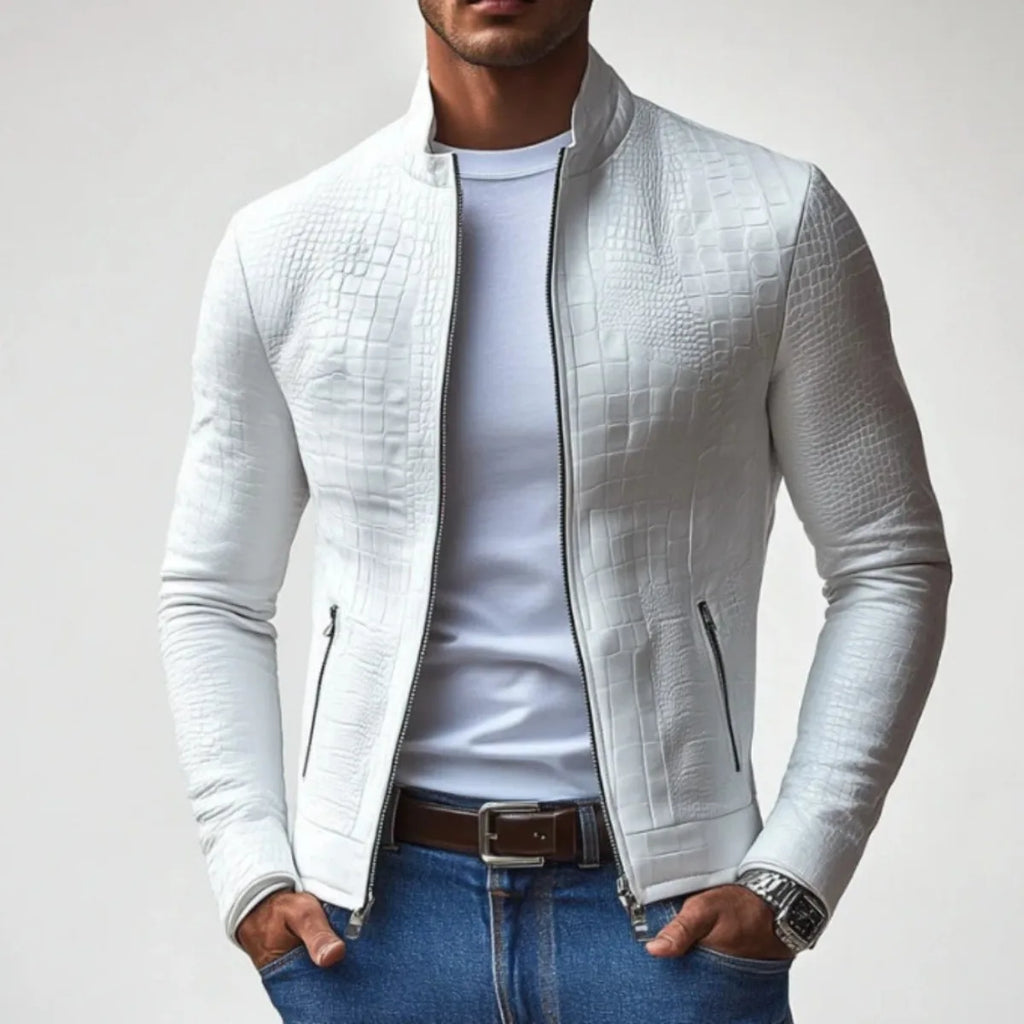 Men Jackets Short Coat Stand Collar Zipper Overcoat Pockets Jacket Streetwear Male Business Casual Outerwear Autumn Winter
